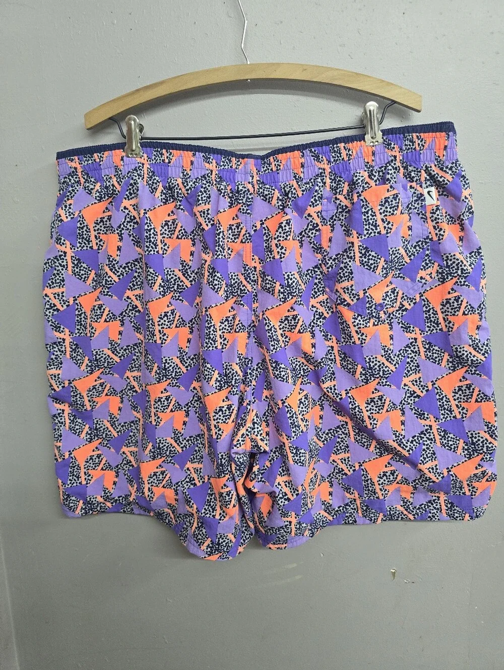 NIKE:: Retro Neon Orange Purple Shorts